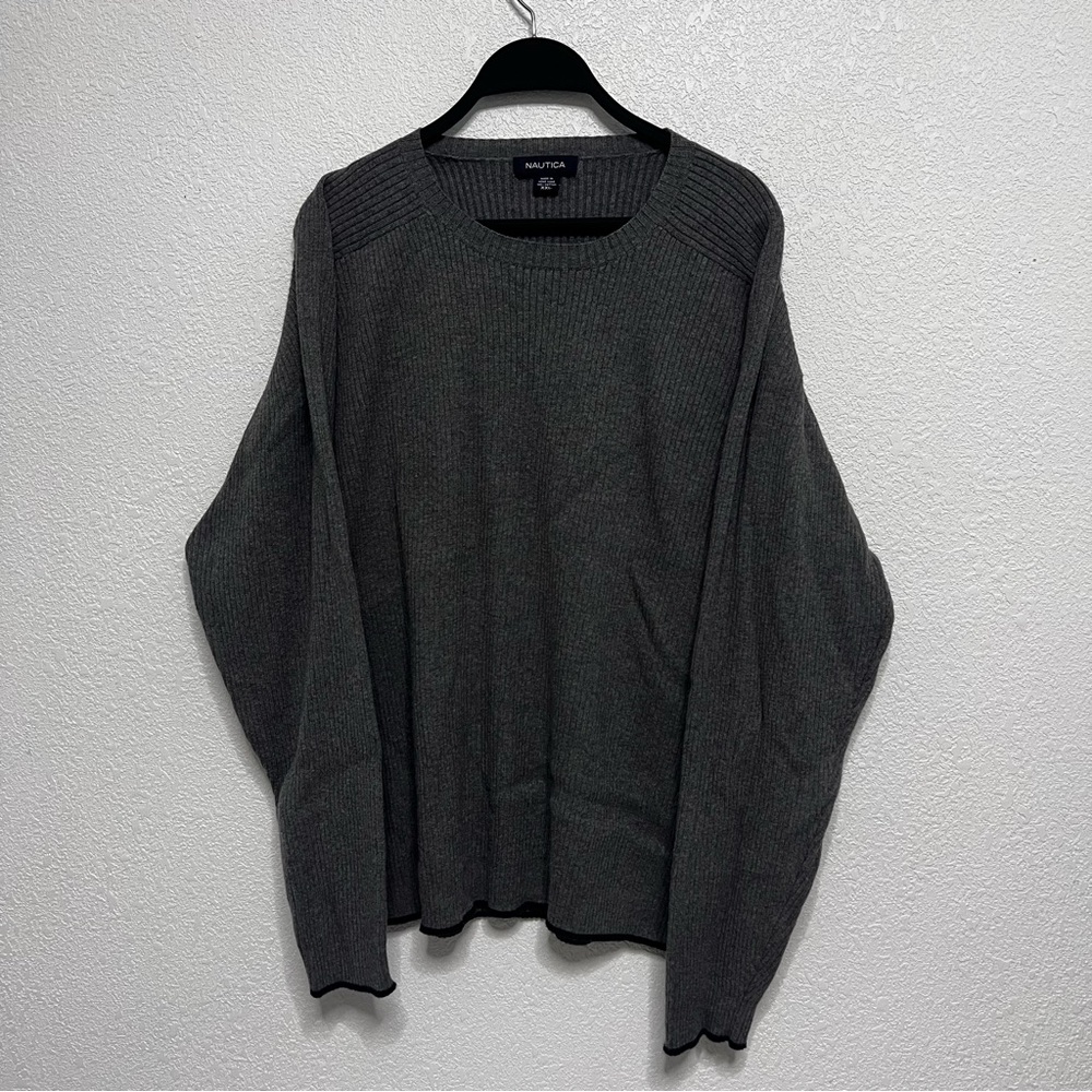 Nautica Gray Crewneck Sweater